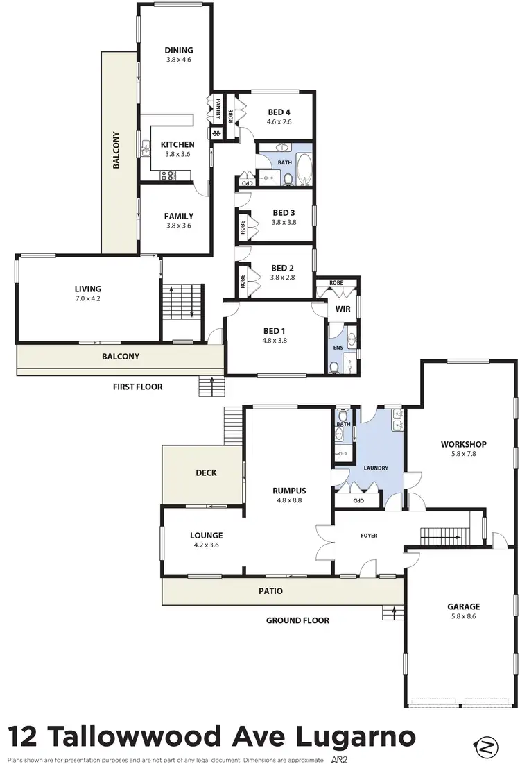 Floorplan of Homely house listing, 12 Tallowwood Avenue, Lugarno NSW 2210