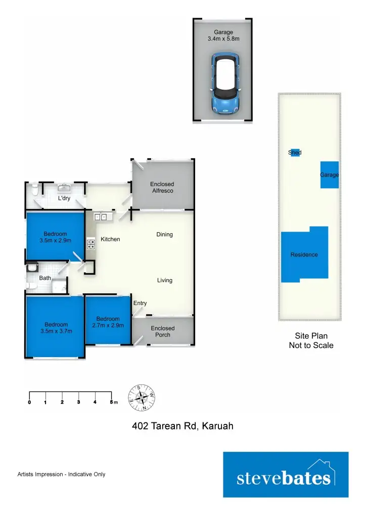 Floorplan of Homely rural property listing, 402 Tarean Road, Karuah NSW 2324