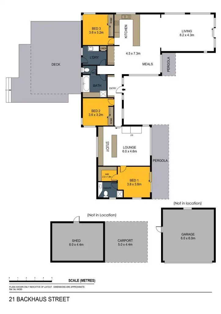 Floorplan of Homely house listing, 21 - 23 Backhaus Street, White Hills VIC 3550
