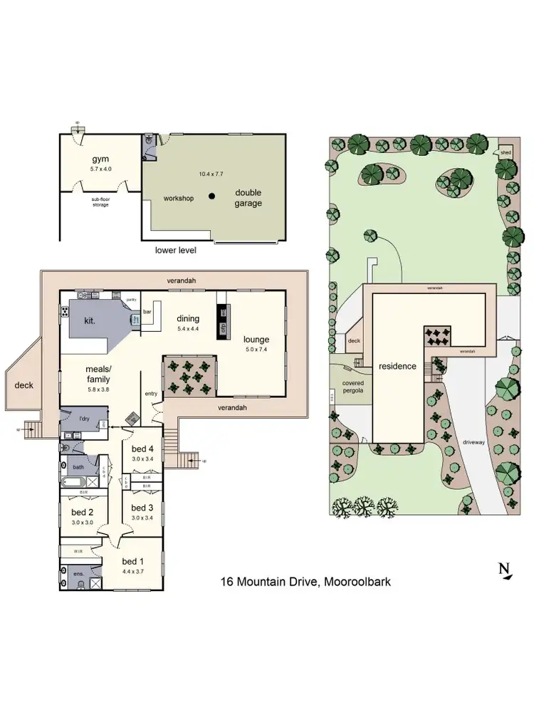 Floorplan of Homely house listing, 16 Mountain Drive, Mooroolbark VIC 3138