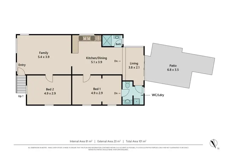 Floorplan of Homely house listing, 41 Turin Street, West End QLD 4101