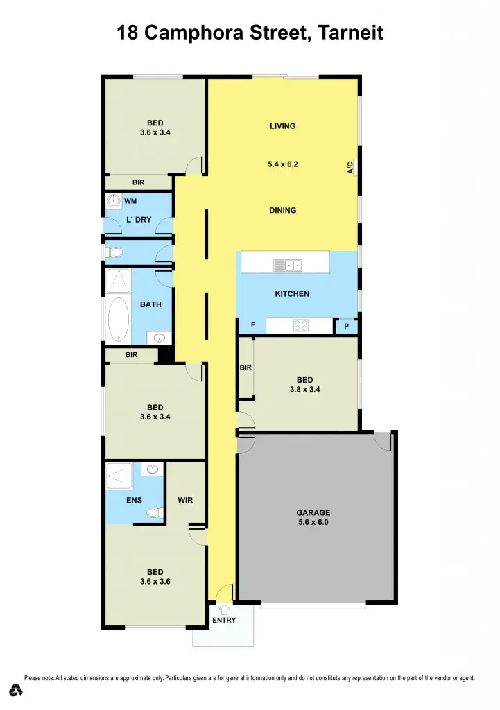Floorplan of Homely house listing, 18 Camphora Street, Tarneit VIC 3029
