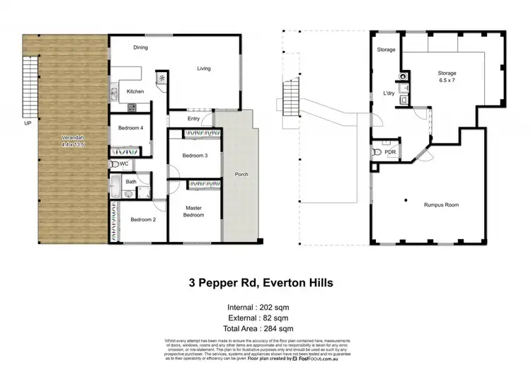 Floorplan of Homely house listing, 3 Pepper Road, Everton Hills QLD 4053