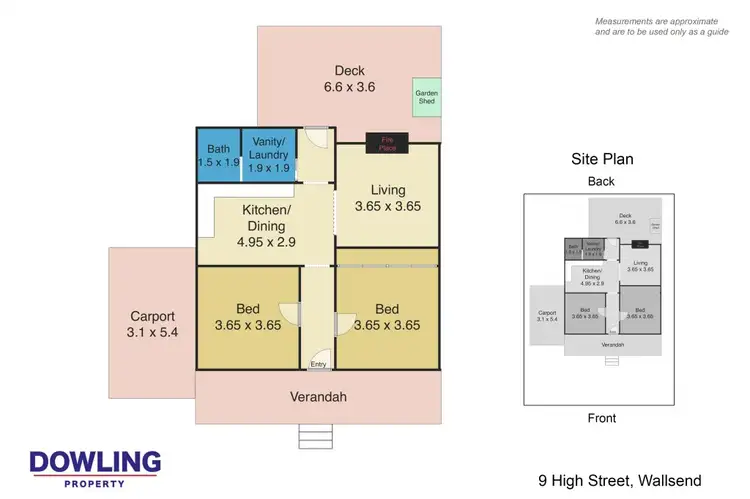 Floorplan of Homely house listing, 9 High Street, Wallsend NSW 2287