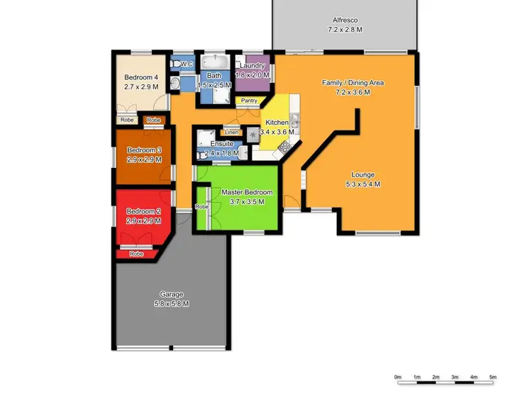 Floorplan of Homely house listing, 108 Warren Avenue, North Nowra NSW 2541