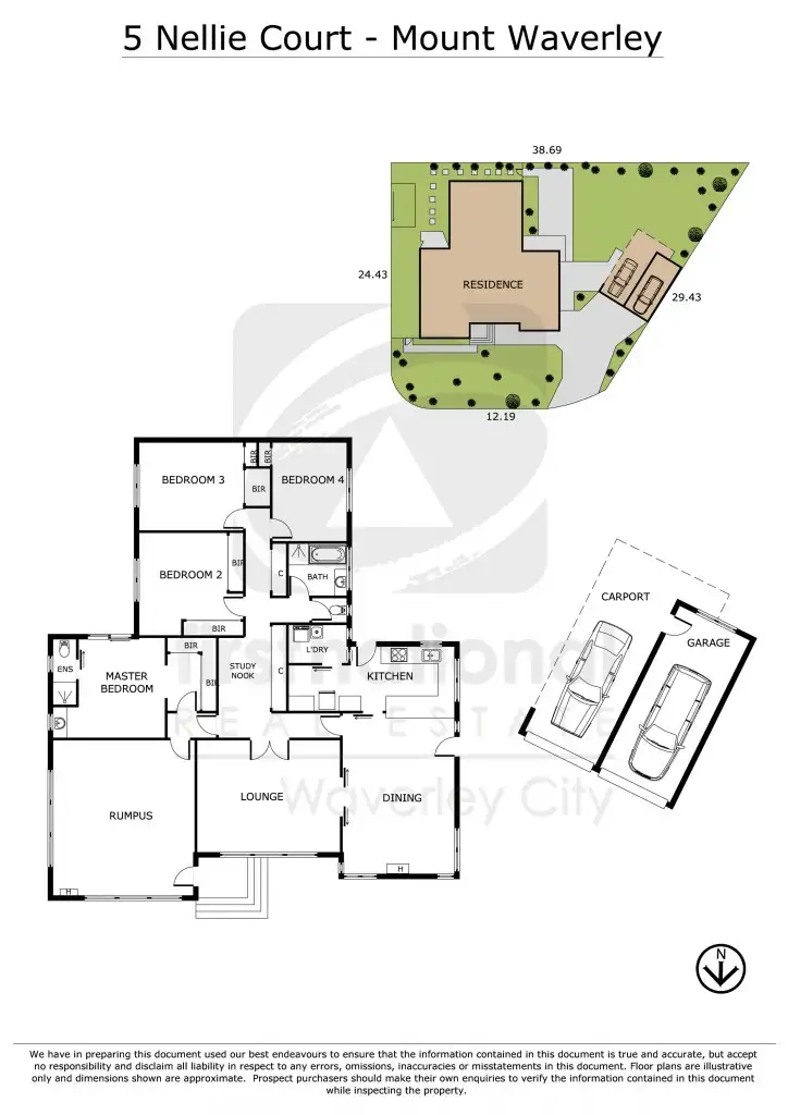 Floorplan of Homely house listing, 5 Nellie Court, Mount Waverley VIC 3149