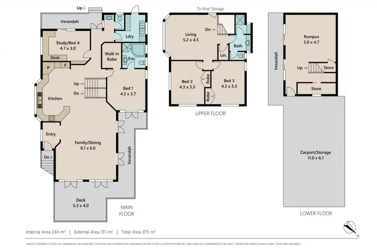 Floorplan of Homely house listing, 56 Barnett Road, Bardon QLD 4065