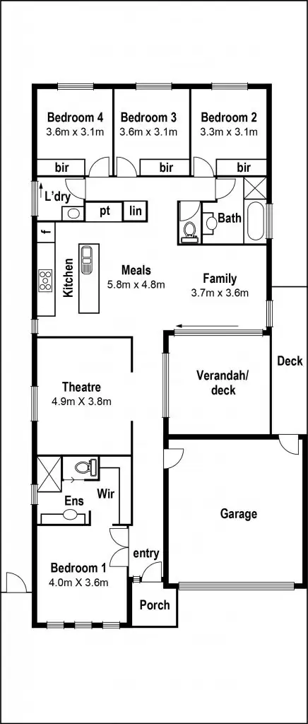 Floorplan of Homely house listing, 52 Eynesbury View, Wollert VIC 3750