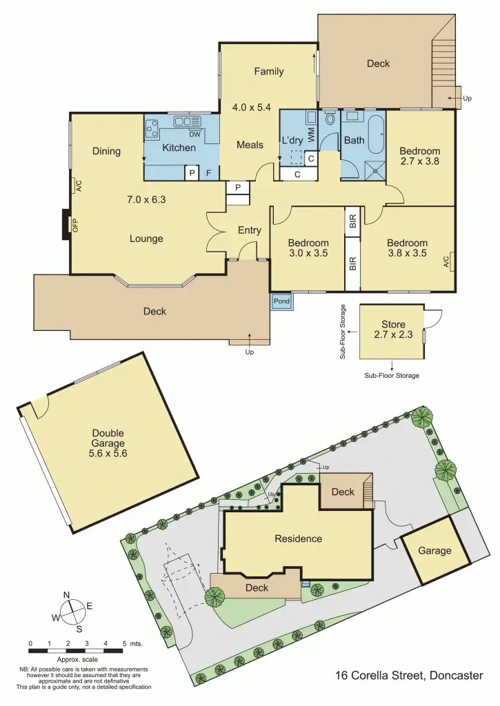 Floorplan of Homely house listing, 16 Corella Street, Doncaster VIC 3108