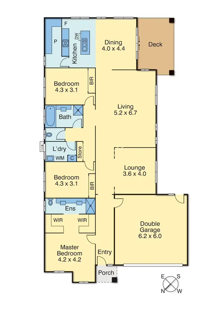 Floorplan of Homely house listing, 8 Webster Drive, Patterson Lakes VIC 3197