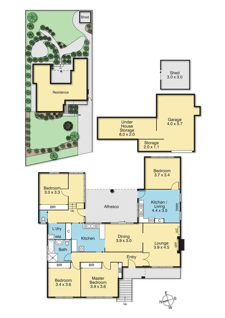 Floorplan of Homely house listing, 6 Langtree Avenue, Pascoe Vale South VIC 3044