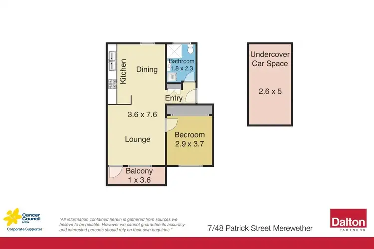 Floorplan of Homely unit listing, 7/48 Patrick Street, Merewether NSW 2291