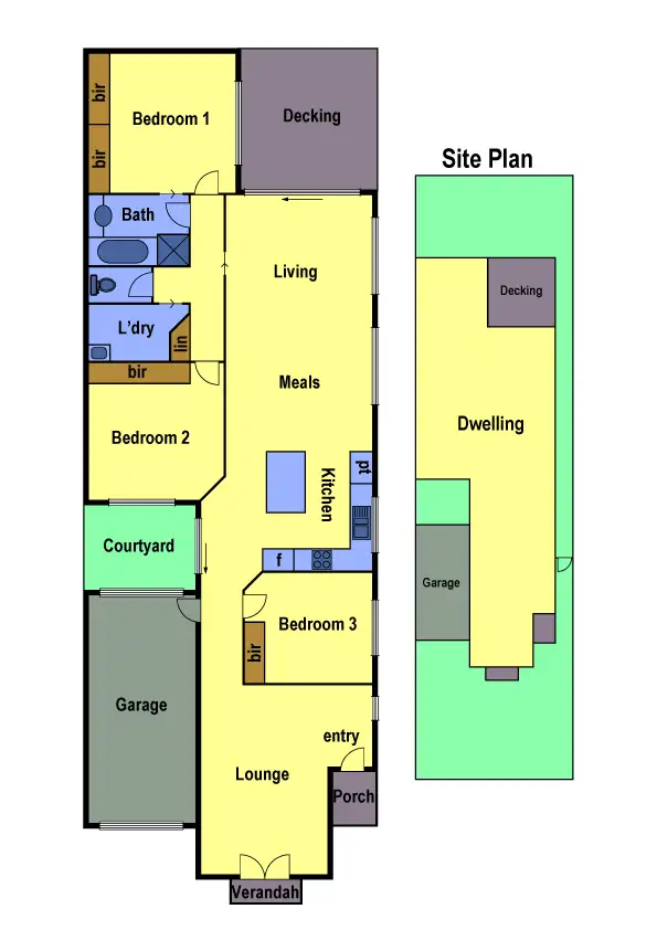 Floorplan of Homely house listing, 147 Dunne Street, Kingsbury VIC 3083