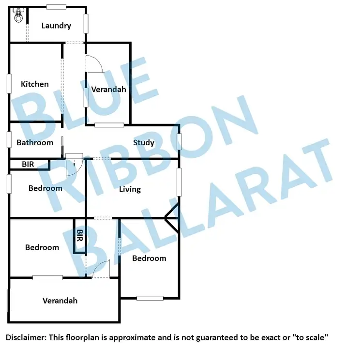 Floorplan of Homely house listing, 195 Scott Parade, Ballarat Central VIC 3350
