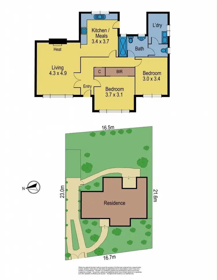 Floorplan of Homely house listing, 301 Nicholson Street, Seddon VIC 3011