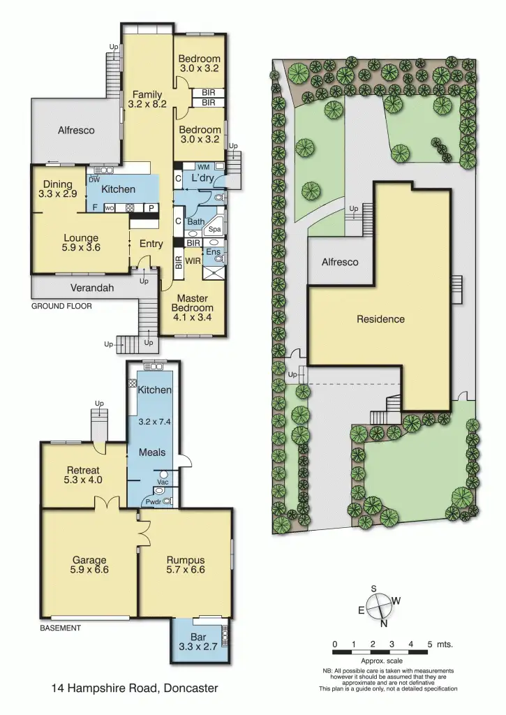 Floorplan of Homely house listing, 14 Hampshire Road, Doncaster VIC 3108