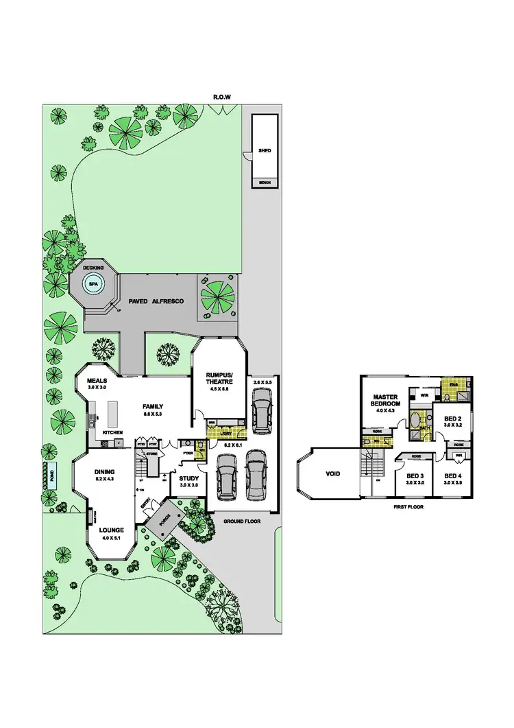 Floorplan of Homely house listing, 6 Mossgiel Avenue, Greenvale VIC 3059