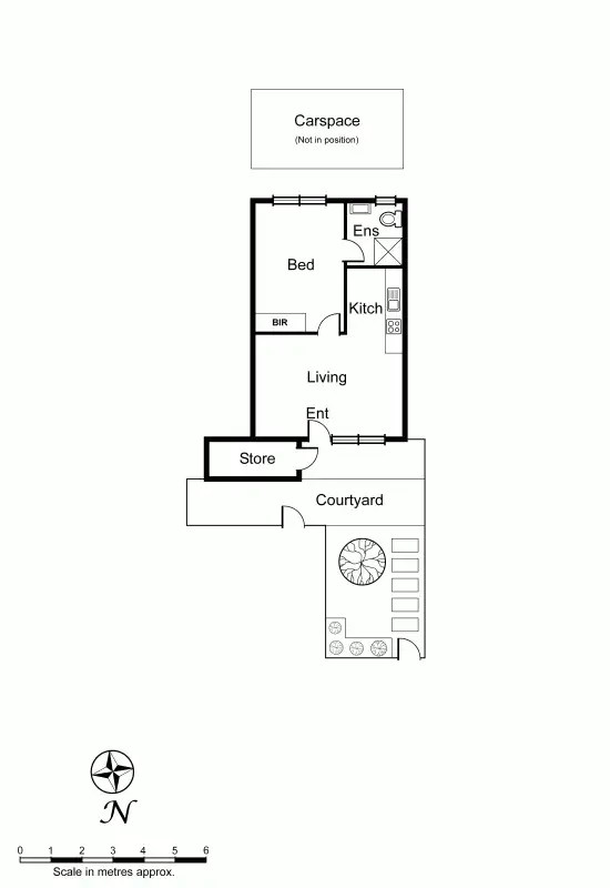 Floorplan of Homely apartment listing, 6/78 Railway Road, Carnegie VIC 3163