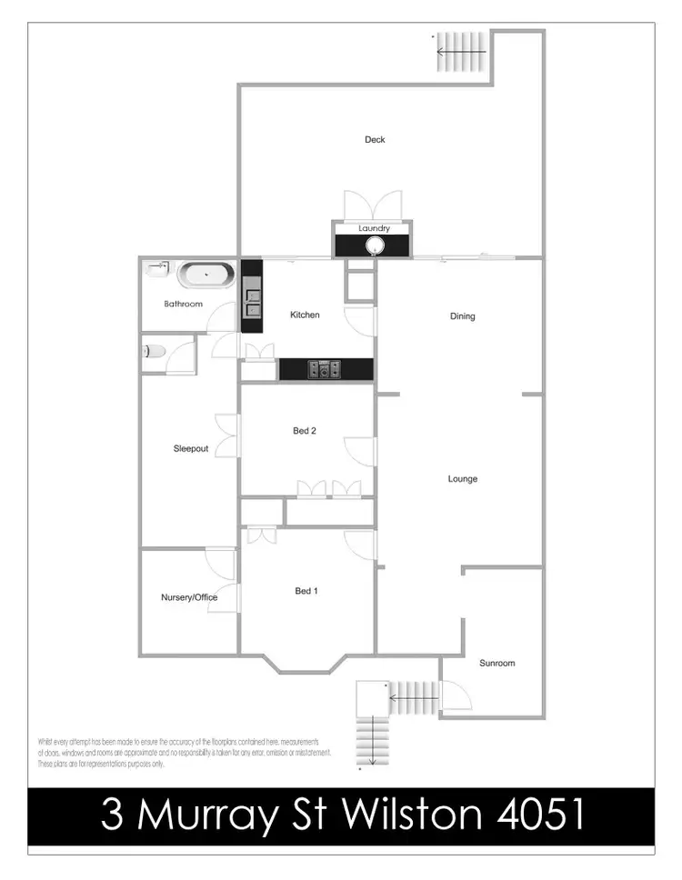 Floorplan of Homely house listing, 3 Murray Street, Wilston QLD 4051