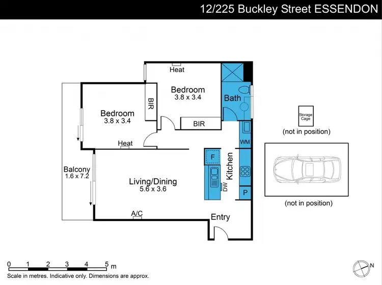 Floorplan of Homely apartment listing, 12/225 Buckley Street, Essendon VIC 3040