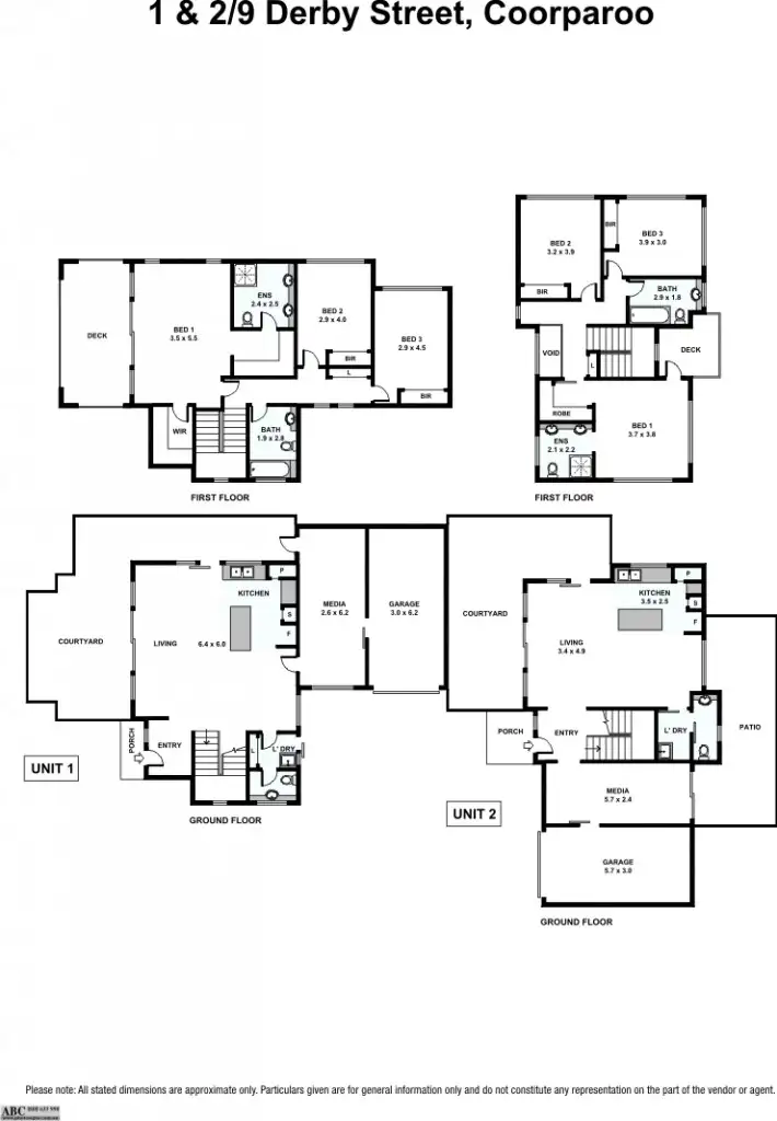 Floorplan of Homely townhouse listing, 1/9 Derby Street, Coorparoo QLD 4151