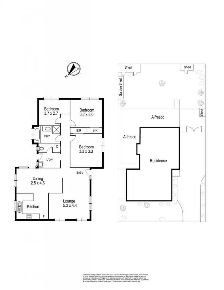 Floorplan of Homely house listing, 13 Gibbons Drive, Epping VIC 3076