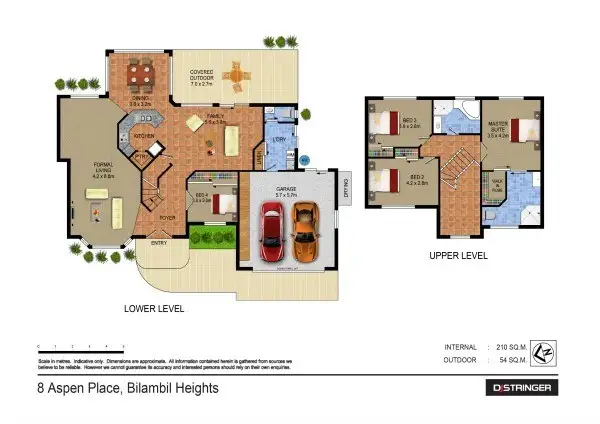 Floorplan of Homely house listing, 8 Aspen Place, Bilambil Heights NSW 2486