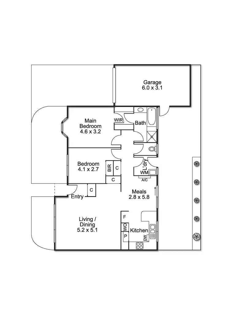 Floorplan of Homely unit listing, 5/15 Hemingford Road, Bentleigh East VIC 3165