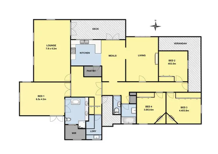 Floorplan of Homely house listing, 80-84 Jennings Street, Colac VIC 3250