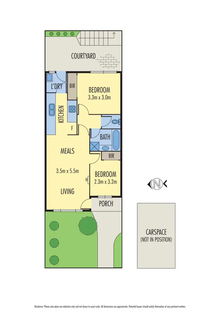 Floorplan of Homely unit listing, 8/85 Nepean Highway, Seaford VIC 3198