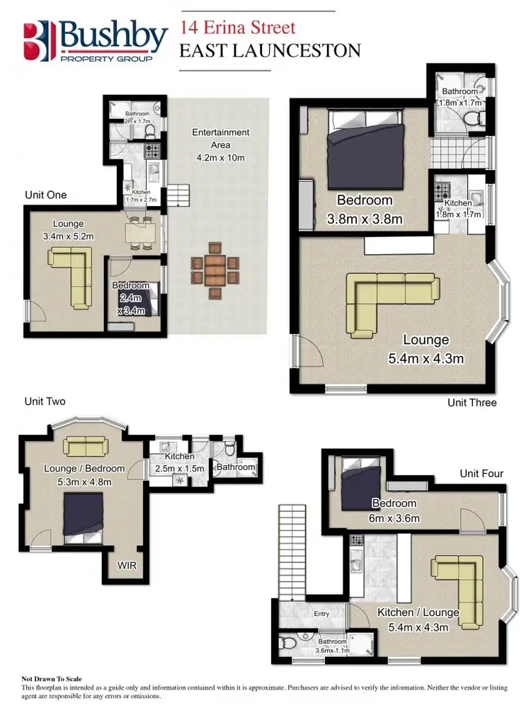 Floorplan of Homely block of units listing, 14 Erina Street, East Launceston TAS 7250