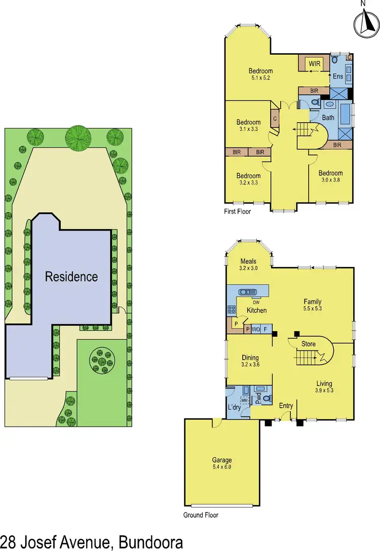 Floorplan of Homely house listing, 28 Josef Avenue, Bundoora VIC 3083