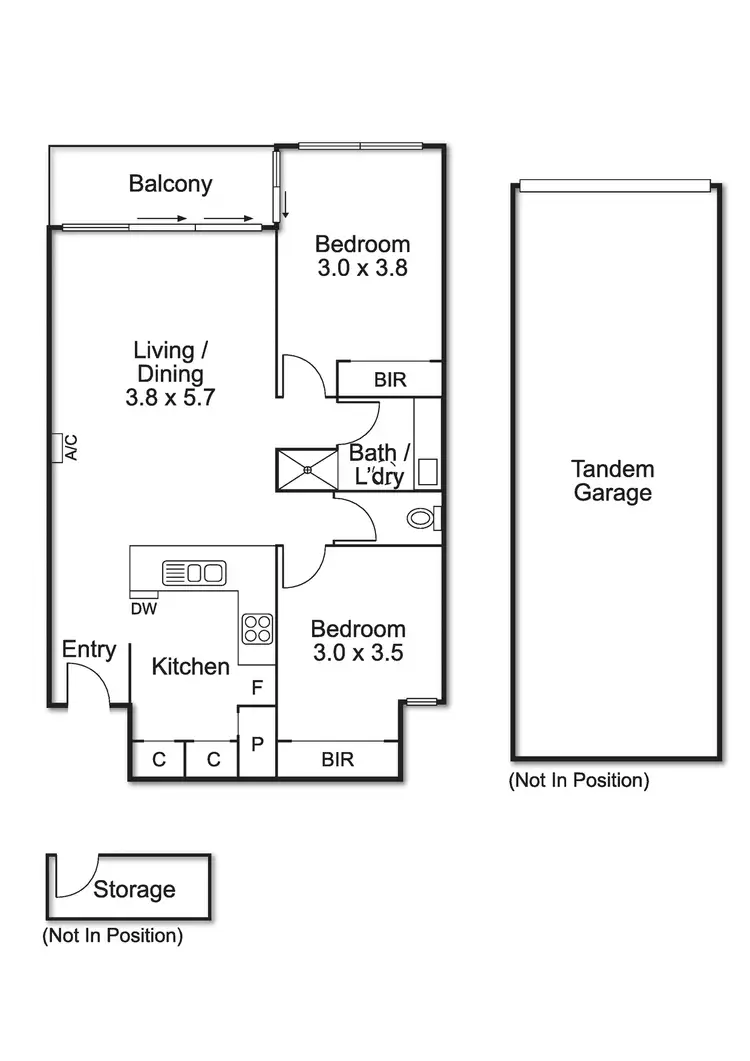 Floorplan of Homely apartment listing, 1/4-6 Matthews Road, Bentleigh East VIC 3165