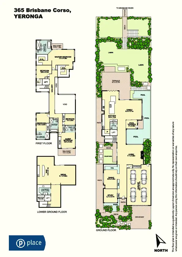 Floorplan of Homely house listing, 365 Brisbane Corso, Yeronga QLD 4104