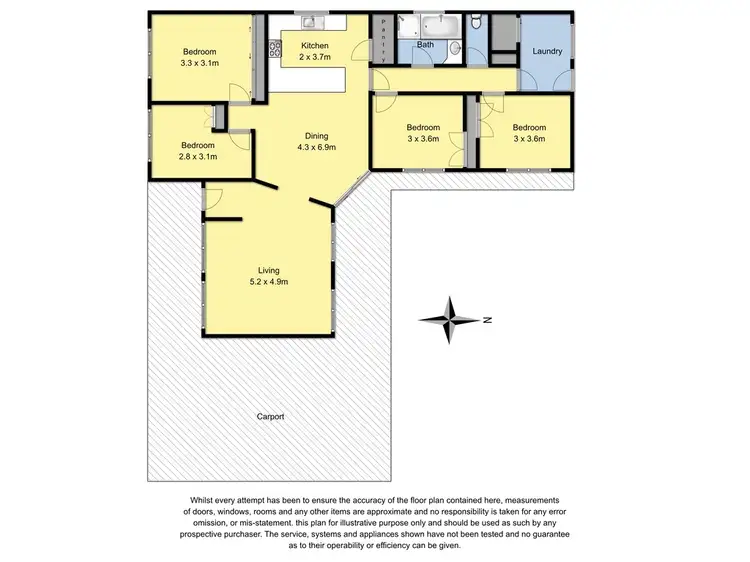 Floorplan of Homely house listing, 11 Bryan Avenue, Colac VIC 3250