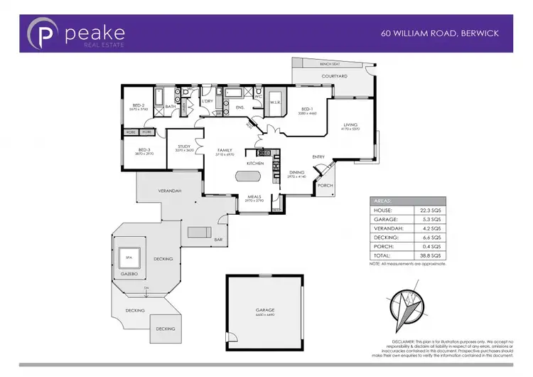 Floorplan of Homely house listing, 60 William Road, Berwick VIC 3806