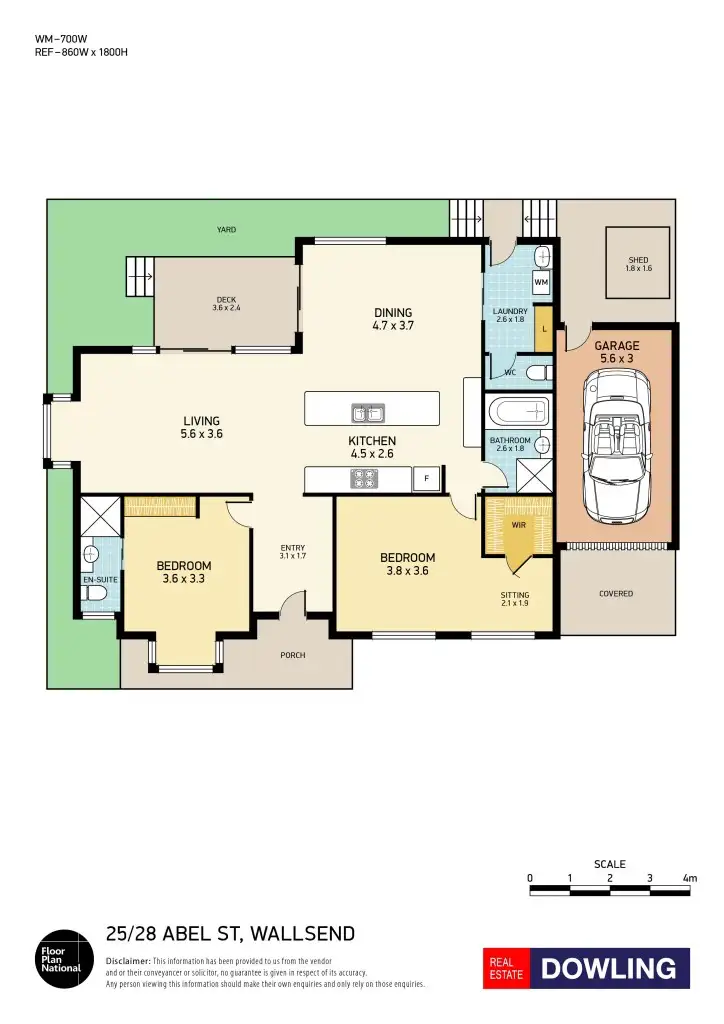 Floorplan of Homely villa listing, 25/28 Abel Street, Wallsend NSW 2287