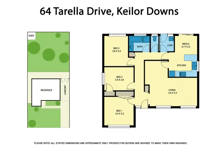 Floorplan of Homely house listing, 64 Tarella Drive, Keilor Downs VIC 3038