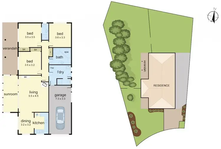 Floorplan of Homely house listing, 8 Thadalee Place, Ulladulla NSW 2539