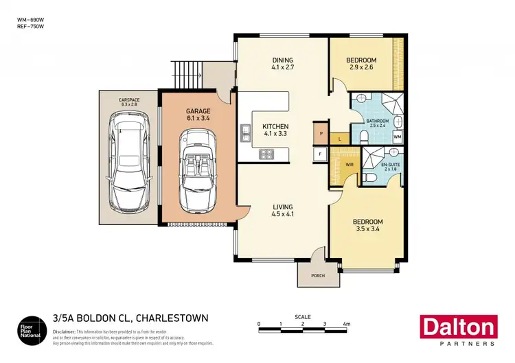 Floorplan of Homely villa listing, 3/5a Boldon Close, Charlestown NSW 2290