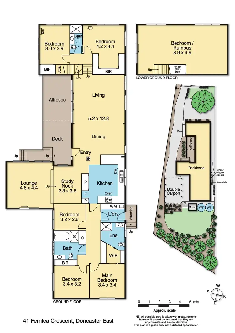 Floorplan of Homely house listing, 41 Fernlea Crescent, Doncaster East VIC 3109