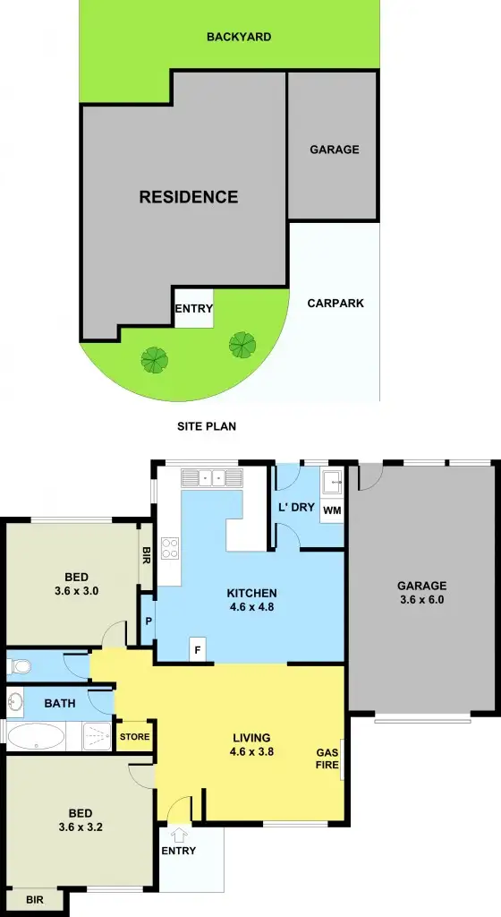 Floorplan of Homely unit listing, 5/50 Rokewood Crescent, Meadow Heights VIC 3048