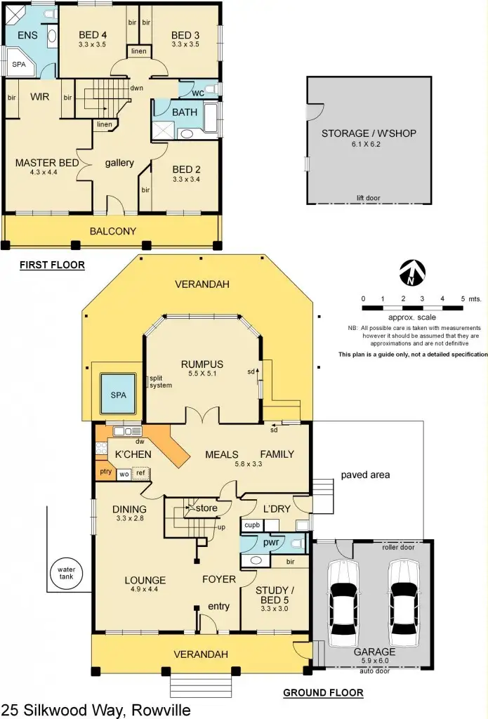 Floorplan of Homely house listing, 25 Silkwood Way, Rowville VIC 3178