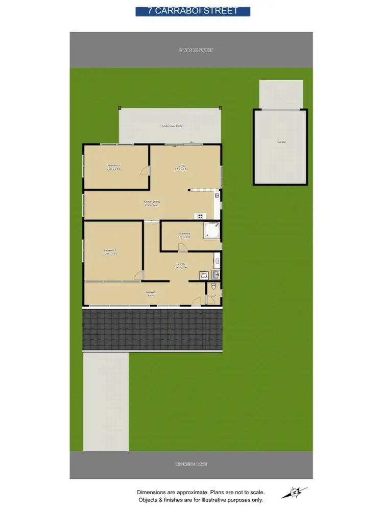 Floorplan of Homely house listing, 7 Carraboi Street, Wooli NSW 2462