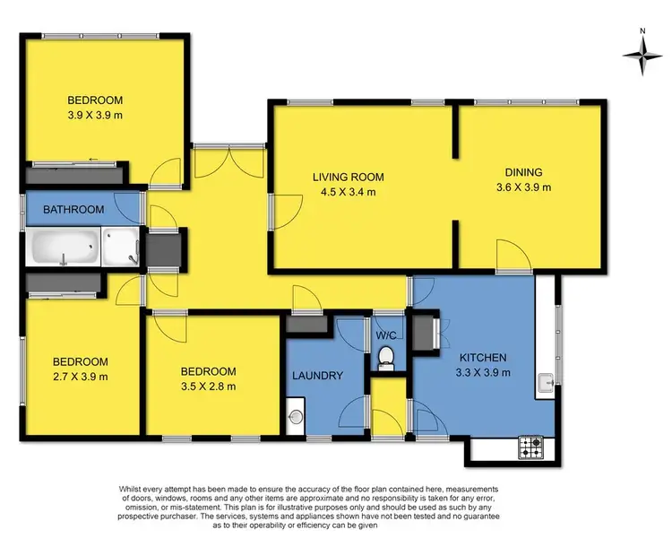 Floorplan of Homely house listing, 34 Moore Street, Colac VIC 3250