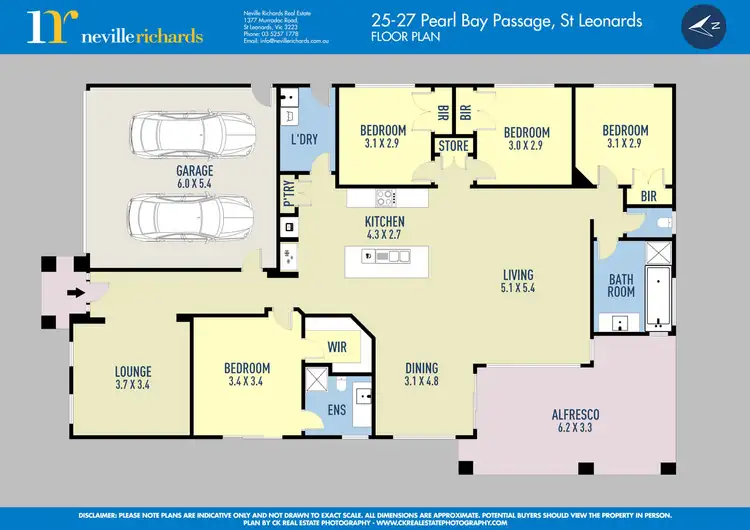 Floorplan of Homely house listing, 25-27 Pearl Bay Passage, St Leonards VIC 3223