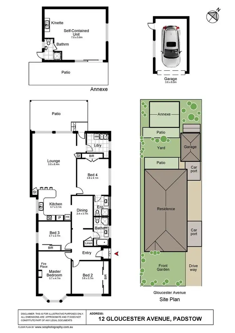 Floorplan of Homely house listing, 12 Gloucester Avenue, Padstow NSW 2211