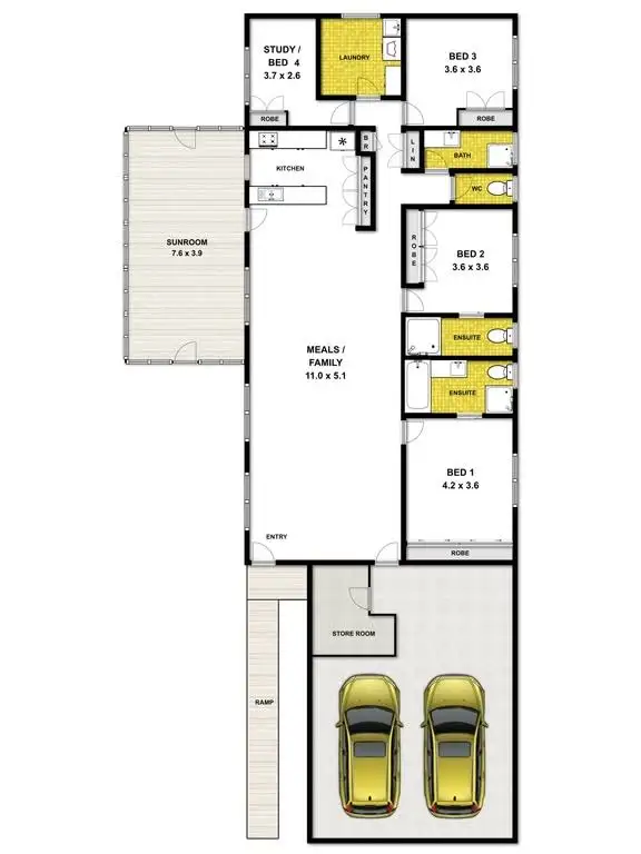 Floorplan of Homely house listing, 5 Cormorant Drive, St Leonards VIC 3223