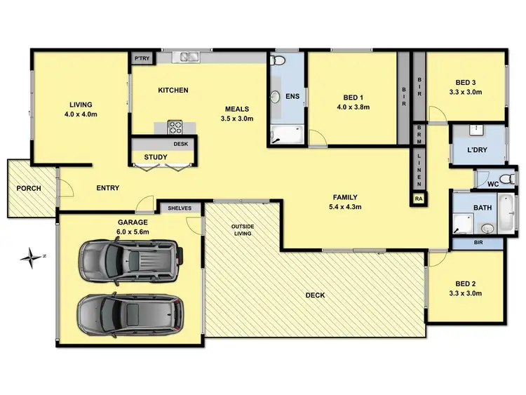 Floorplan of Homely house listing, 6 Liuzzi Drive, Torquay VIC 3228