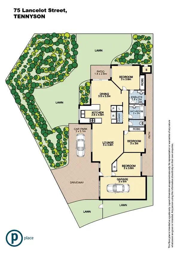 Floorplan of Homely house listing, 75 Lancelot Street, Tennyson QLD 4105